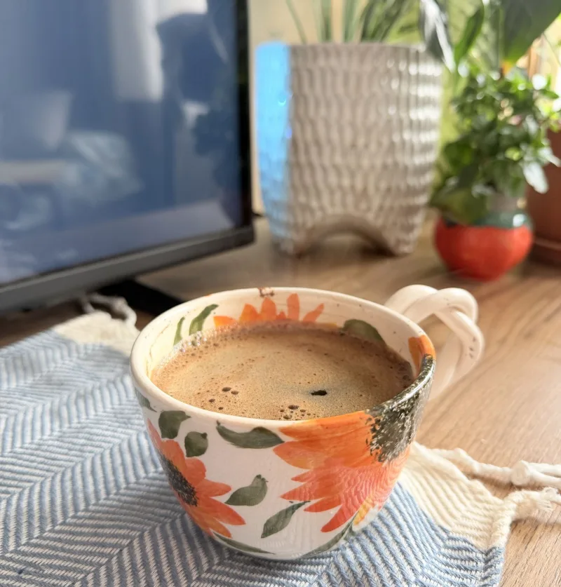 Ayçiçeği Desenli Kupa — fotoğraf 3/5