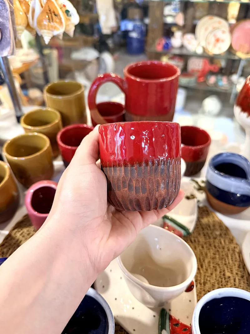 Red Carved Cup — photo 2 of 3