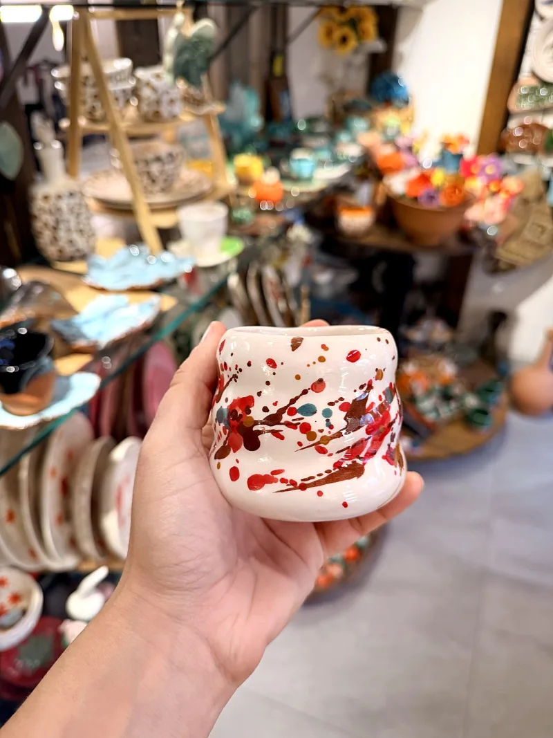 Serpme Desenli Boğumlu Kupa — fotoğraf 2/3